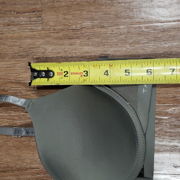 (34B) Tahari Metallic Padded Support Underwire Bra Intimates Dainty Essentials - Picture 5 of 9